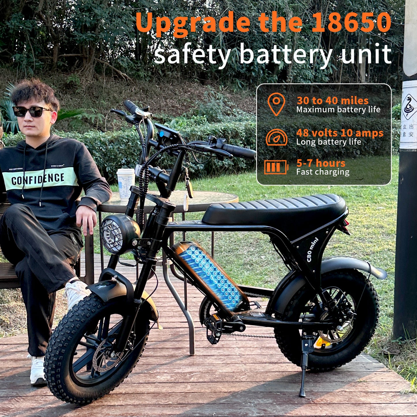 VOMO C80 mini CITY Electric Bicycle 16 inch ebike