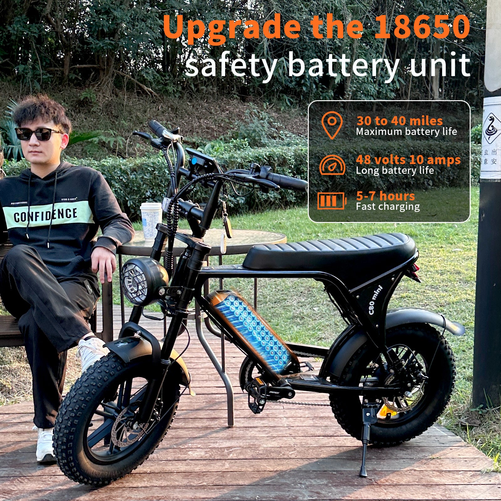 VOMO C80 mini CITY Electric Bicycle 16 inch ebike