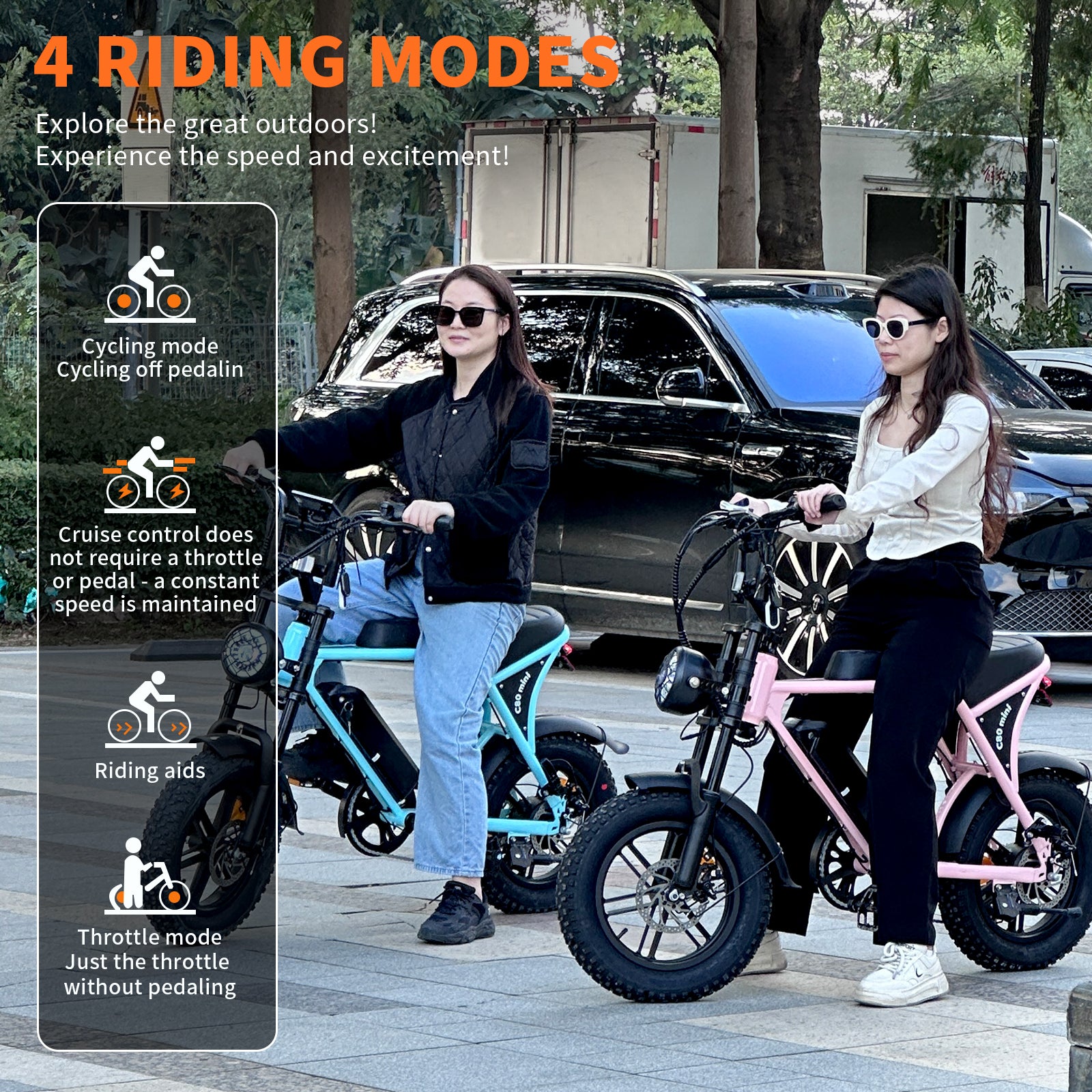 VOMO C80 mini CITY Electric Bicycle 16 inch ebike