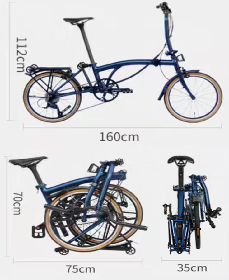 VOMO C5 folding bicycle City Lady bike Woman bicycle