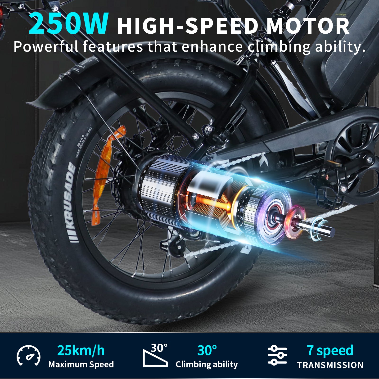 VOMO X80 PRO EBIKE Mountain electric bicycle Beach and snow electric bike