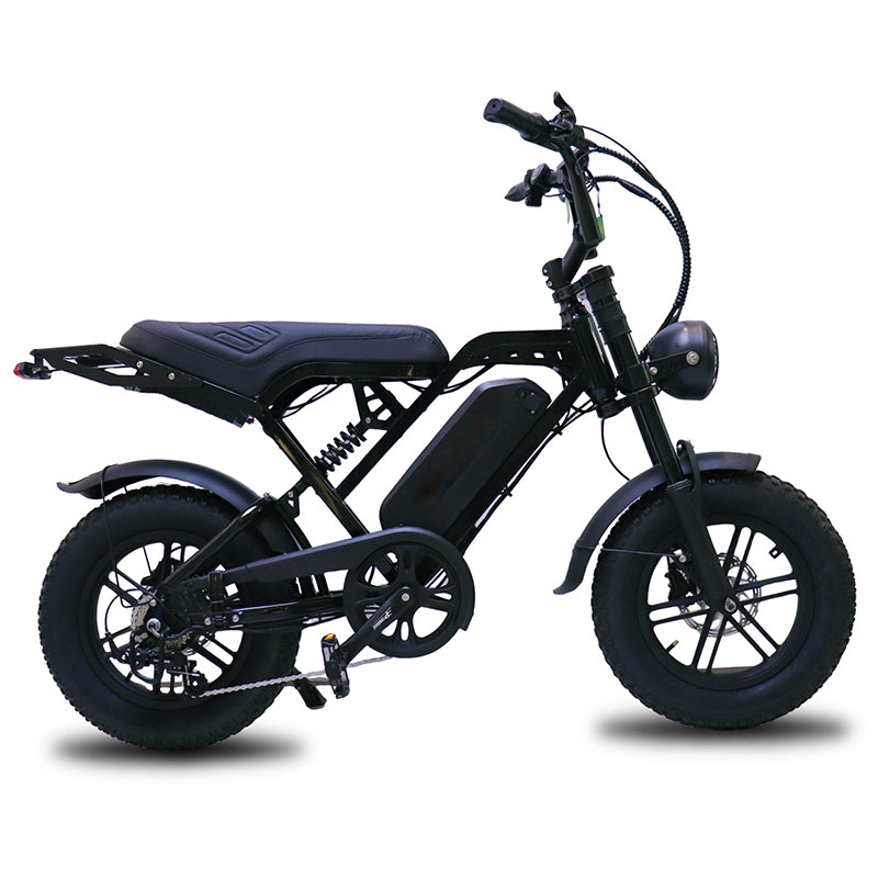 VOMO X80 Mini Electric Bike for Kids 16inch Fat Tire E Bike Electric City young Bicycle 250w Children Dirt Ebike