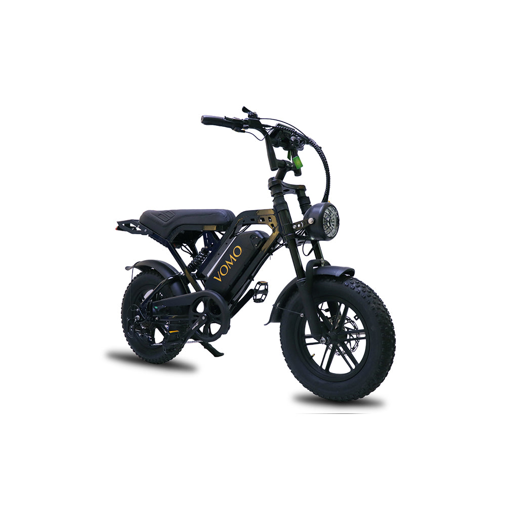 VOMO X80 Mini Electric Bike for Kids 16inch Fat Tire E Bike Electric City young Bicycle 250w Children Dirt Ebike